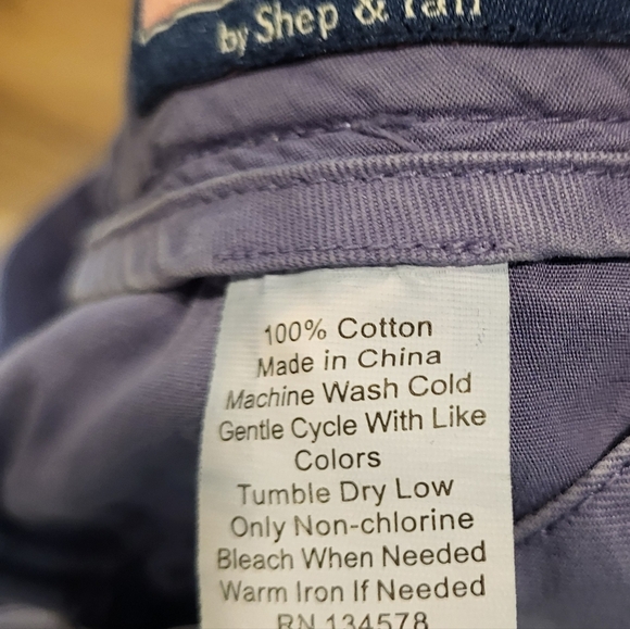 Vineyard Vines Men's Periwinkle Casual Cotton Chino Pants Size 32x30 - Picture 4 of 4